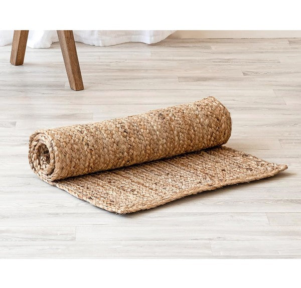 2x3 Feet Jute Hand-Woven Braided Door Mat Area Rug