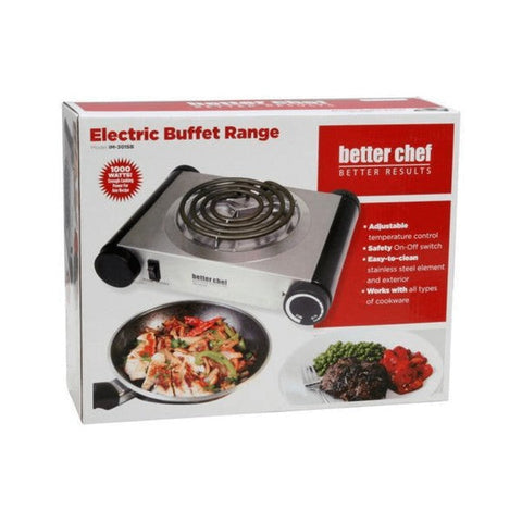 Better Chef Stainless Steel Single Burner Electric