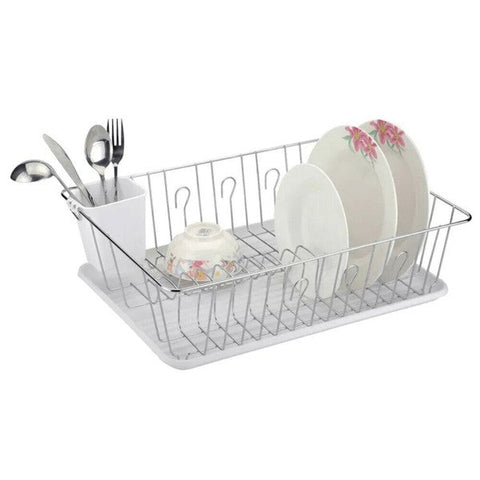 Better Chef 16 Inch PVC-Coated Metal Dish Rack