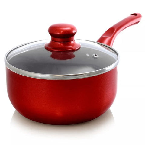 Better Chef 1.5Qt Ceramic Saucepan w Glass Lid